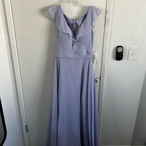 Mori Lee Bridesmaid Dress Violet 21527 Size US 6 NWT
